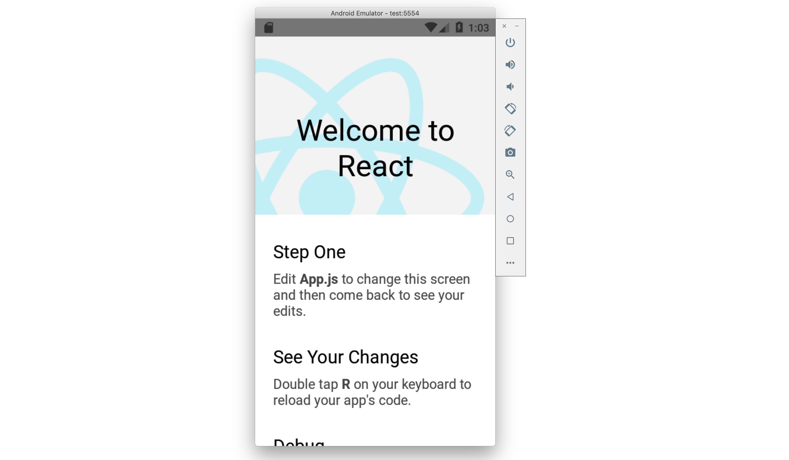 react app for mac